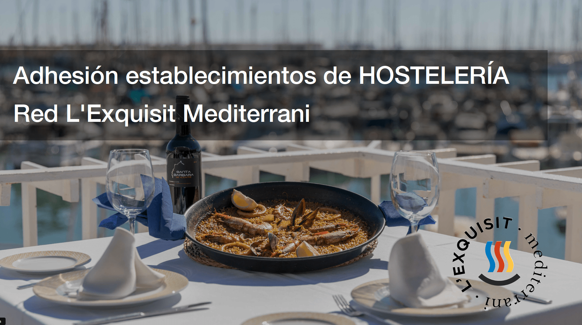 RESTAURANTES y BARES. Solicitud de adhesión a la Red L'Exquisit Mediterrani