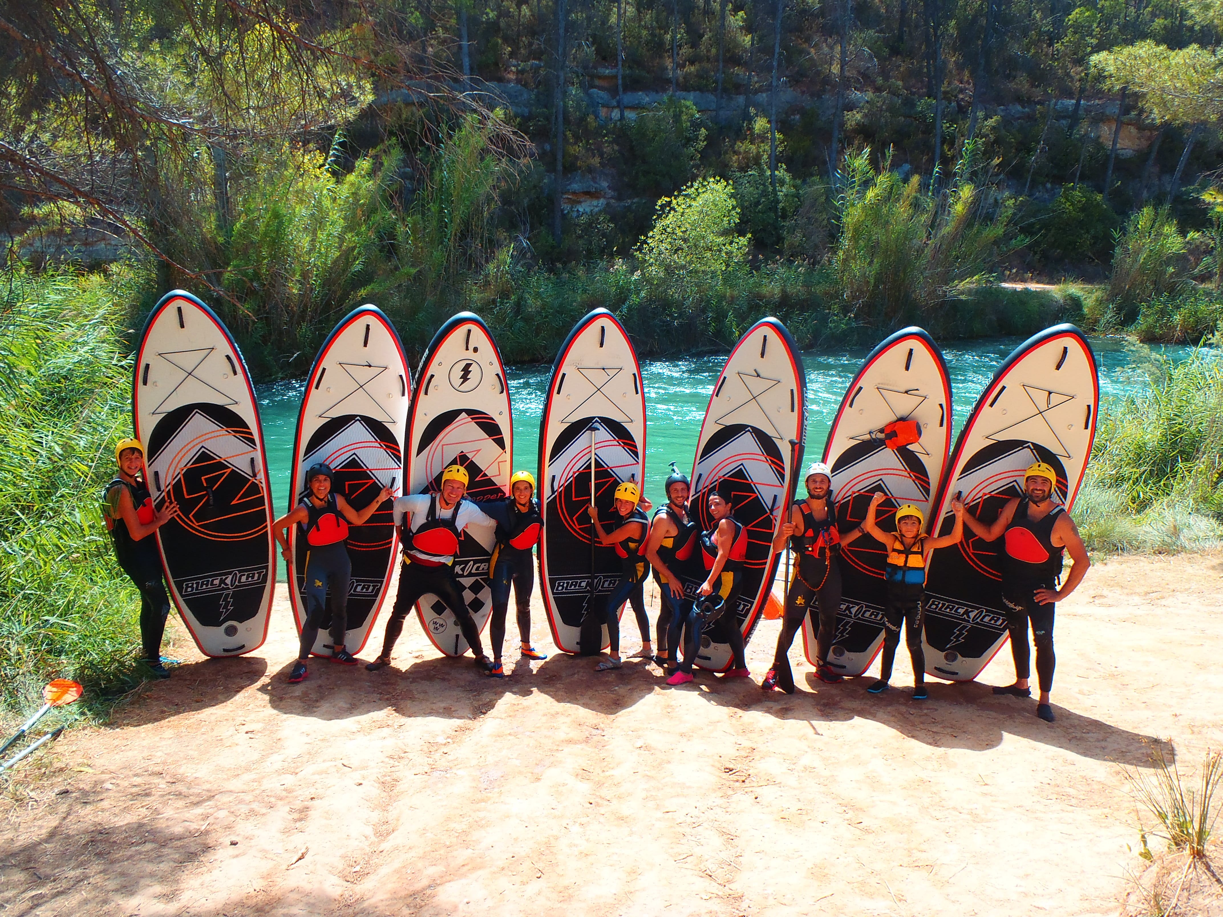 SUP en río Cabirel