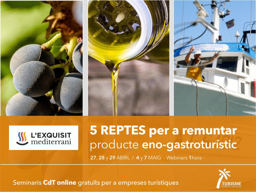 5 REPTES PER A REMUNTAR PRODUCTE ENO-GASTROTURÍSTIC