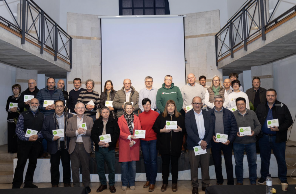 Foto grupal en el XIII Congrés Oliveres Mil·lenàries Territori Sénia