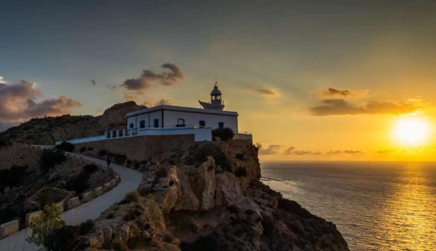 Imagen del faro del Albir en la Comunitat Valenciana